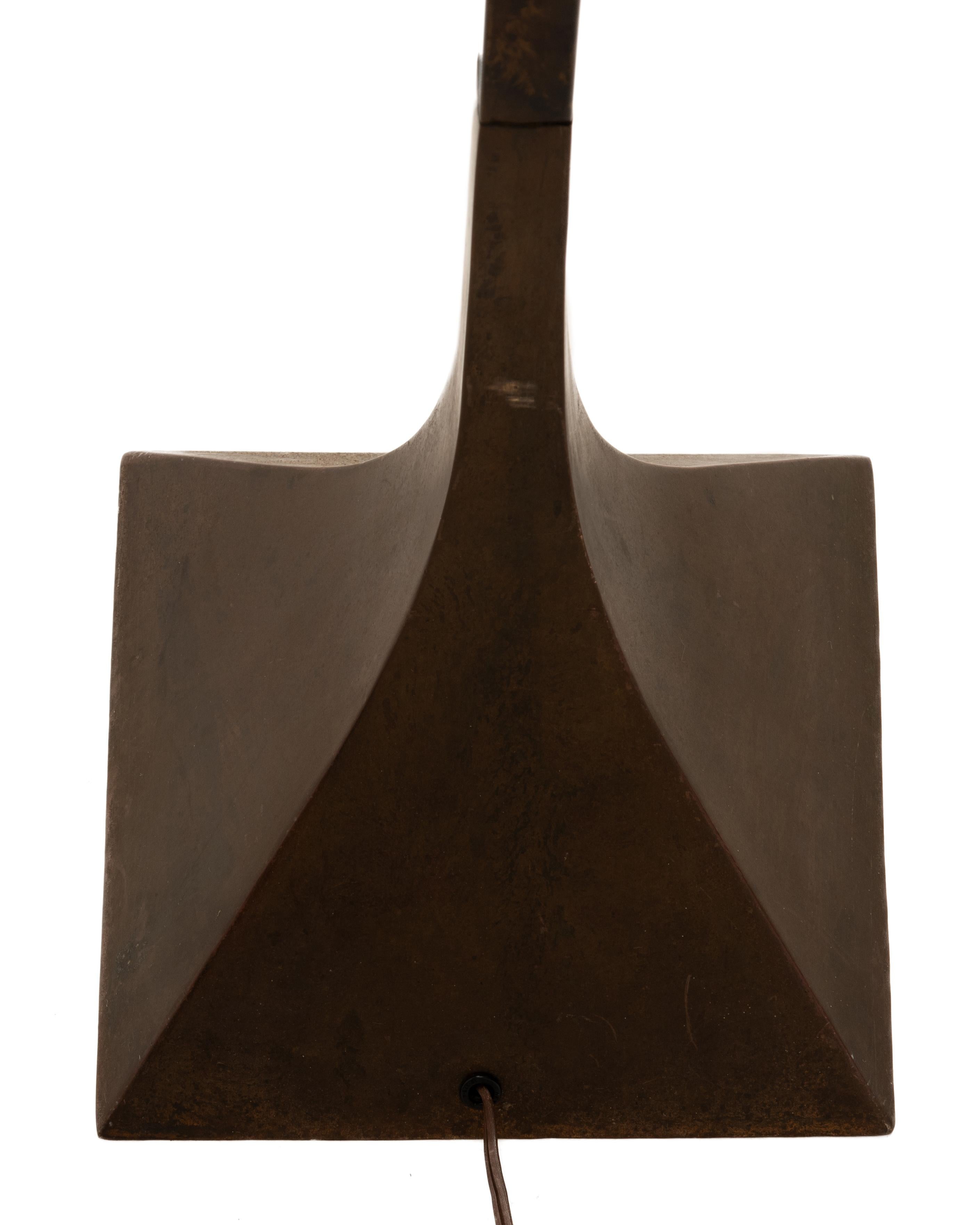 Laurel Bronze Patina Floor Lamp Style of Stewart Ross James Hansen Lighting For Sale 3