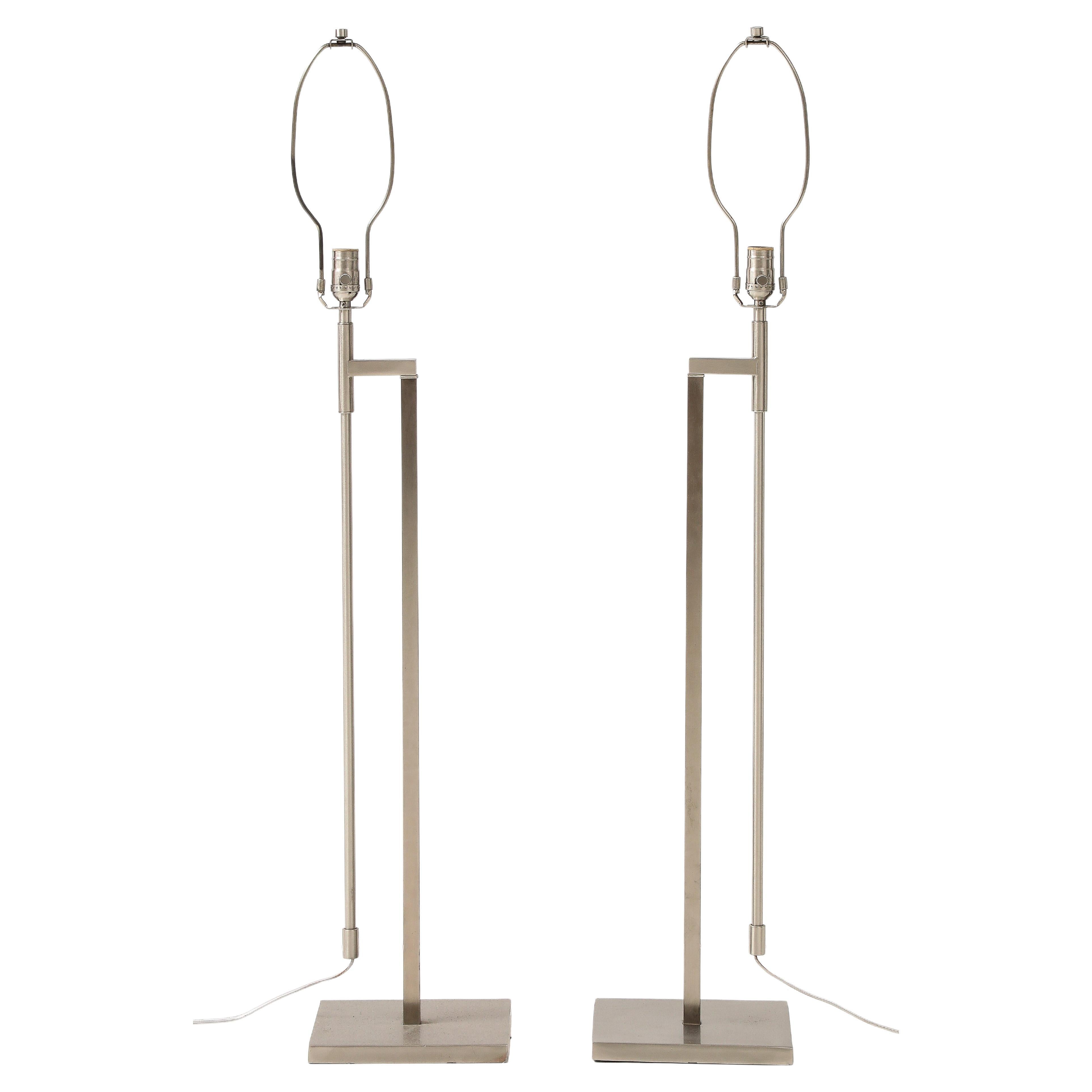 Laurel Brushed NIckel Floor Lamp