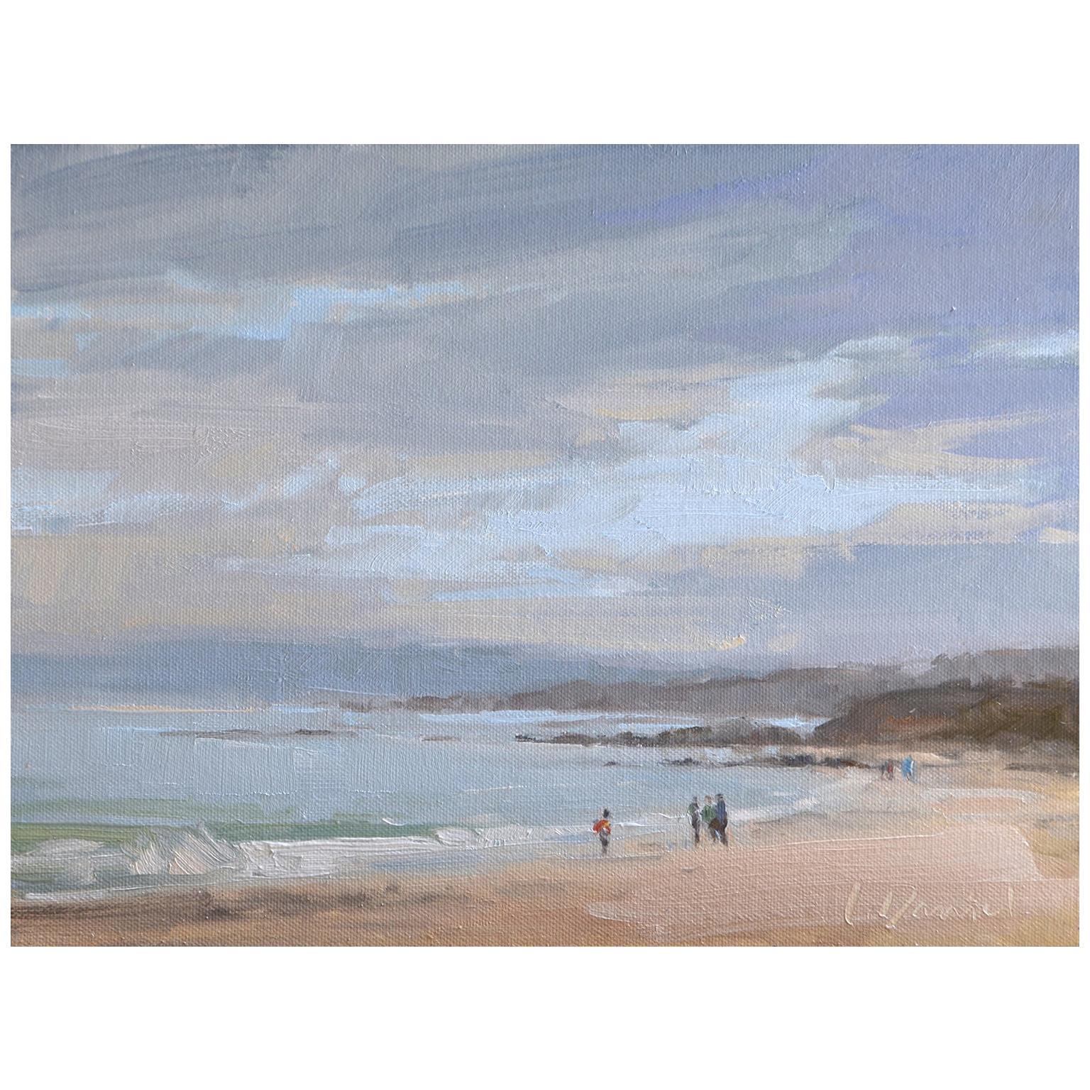 Framed oil on canvas "Foggy Coastline" coast ocean scene by Laurel Daniel. Unframed 9" x 12"

Laurel Daniel was born in 1956 in Racine, Wisconsin, and graduated with a studio art degree in 1979 from Wheaton College in Illinois. After almost 20 years