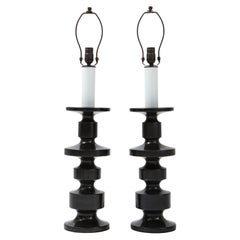 Laurel Dunkelbronze Totem-Lampen
