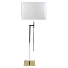 Laurel Floor Lamp with Telescoping Height-Adjustable Post