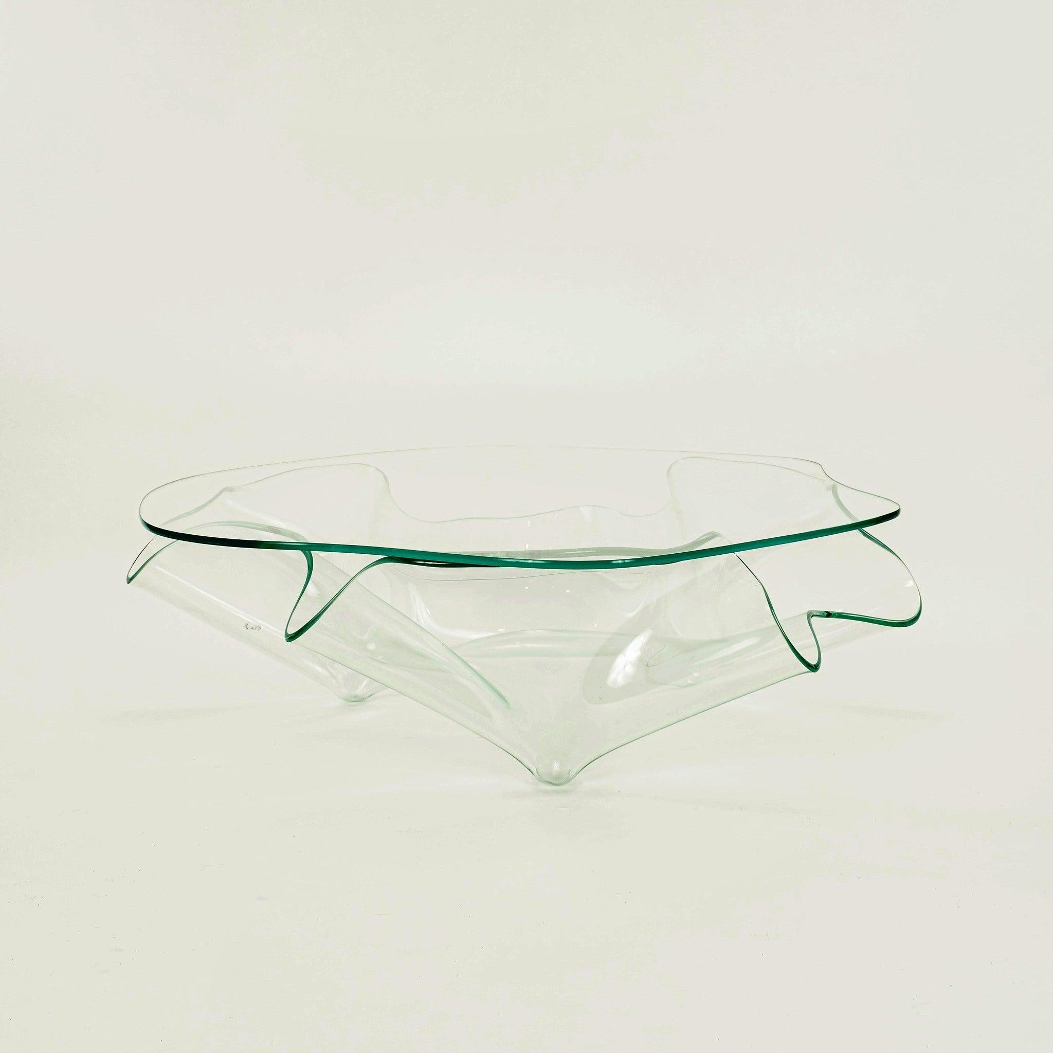 Table basse sculpturale en verre d'art Laurel Fyfe en vente 3