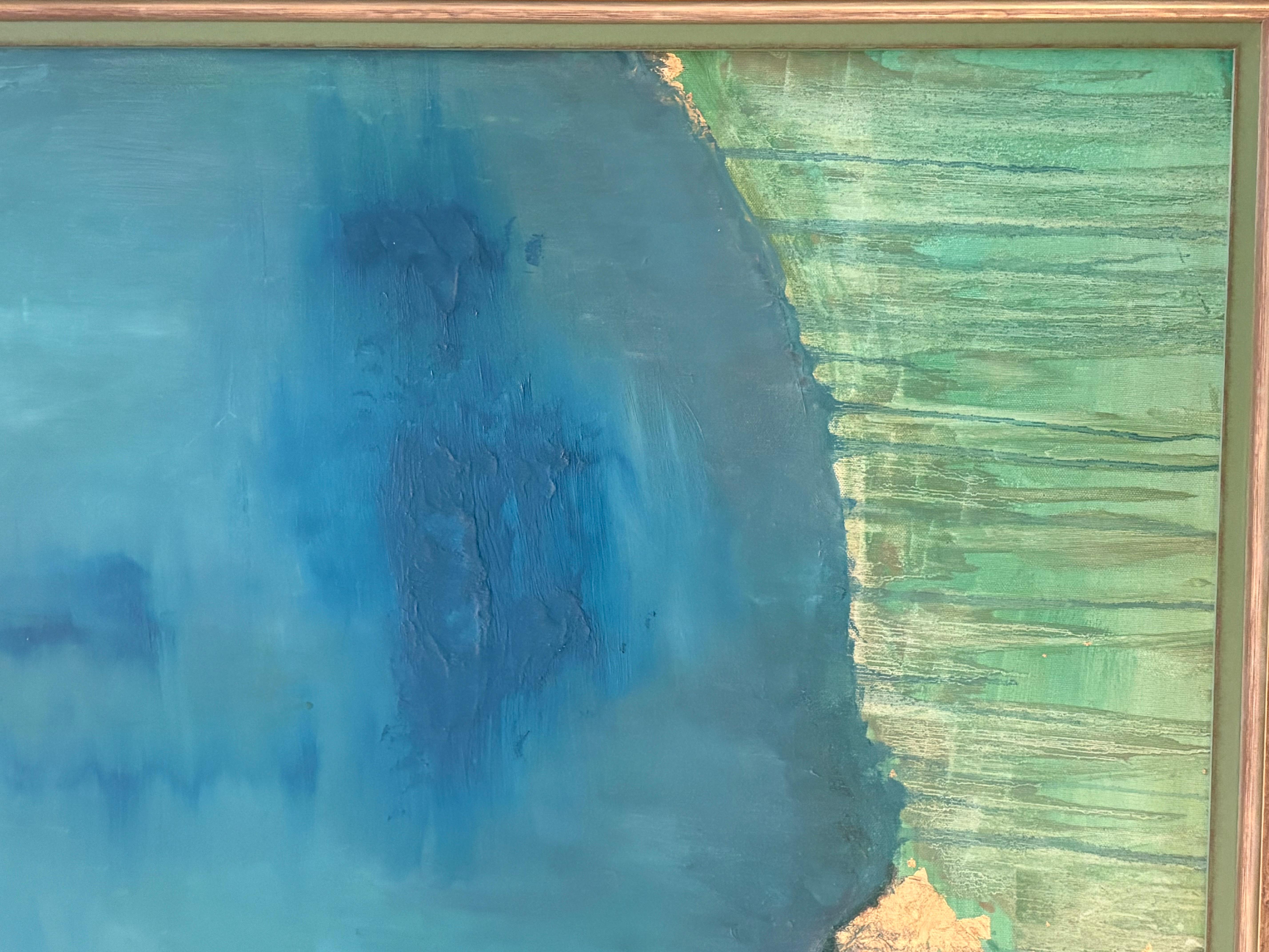 Laurel Holloman Original Painting On Canvas “hidden Treasures”. In good condition measures 36x30