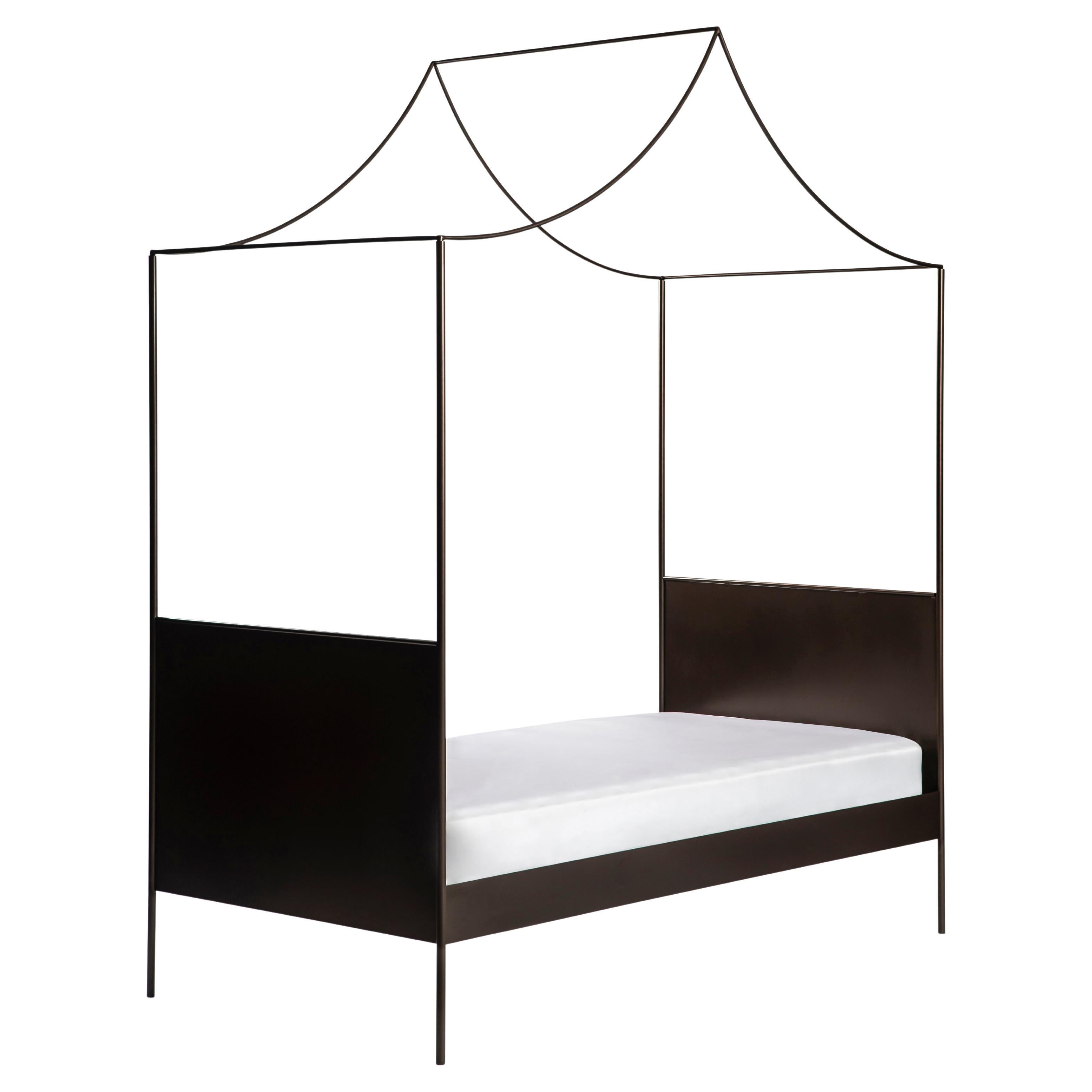 Laurel Iron Canopy Bed