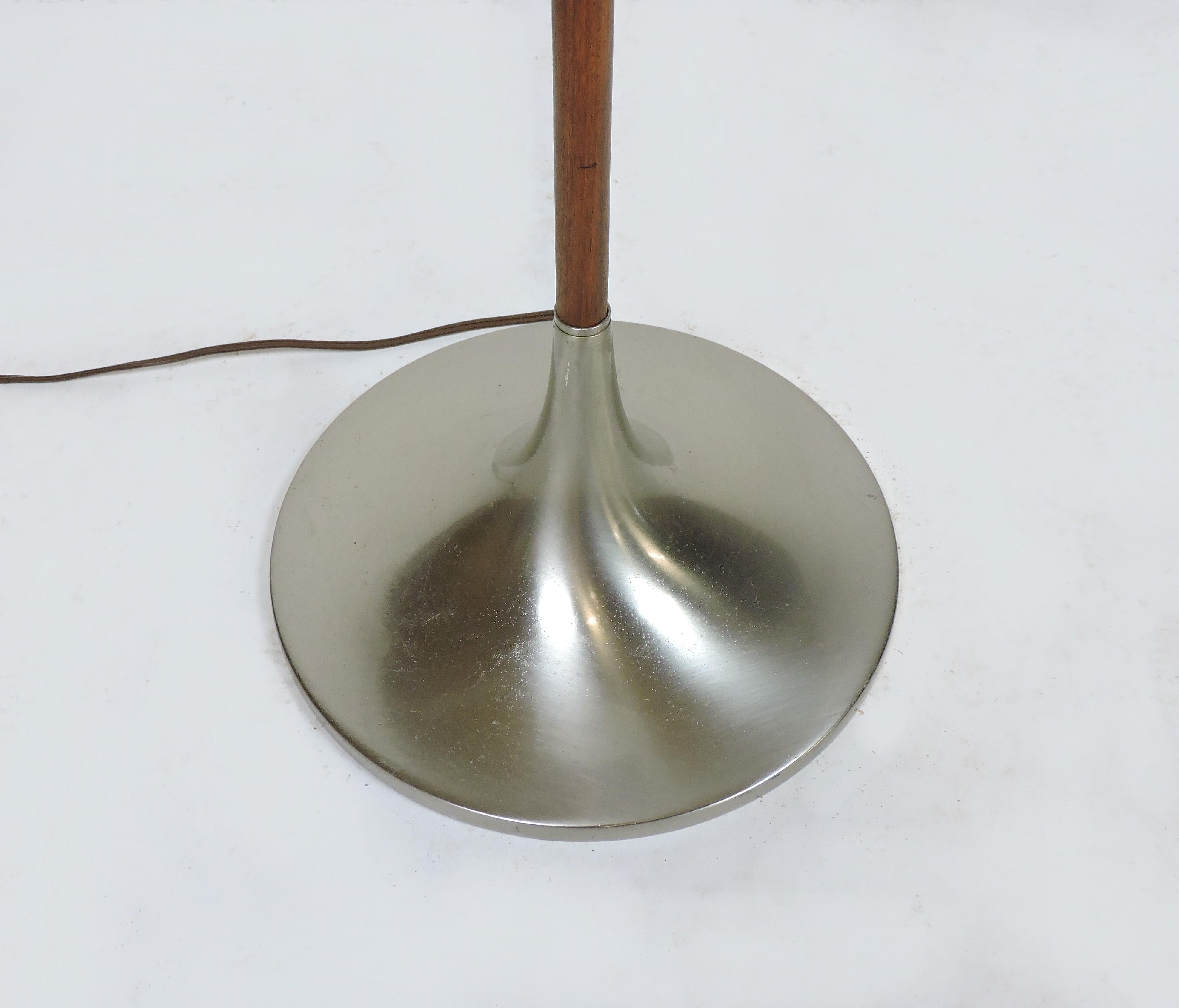 mid century mushroom floor lamp