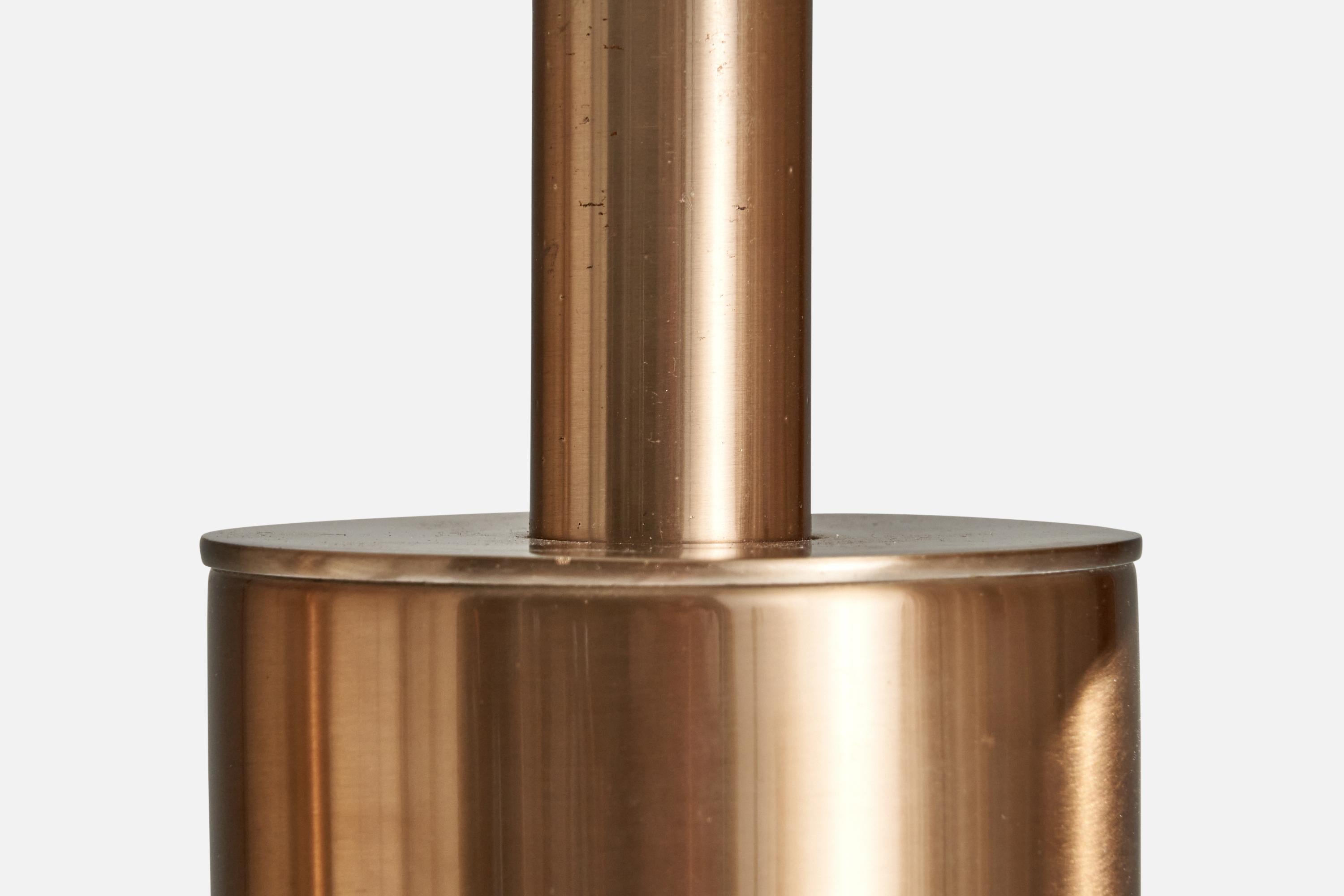 Laurel Lamp Co, Table Lamps, Copper, USA, 1970s 6