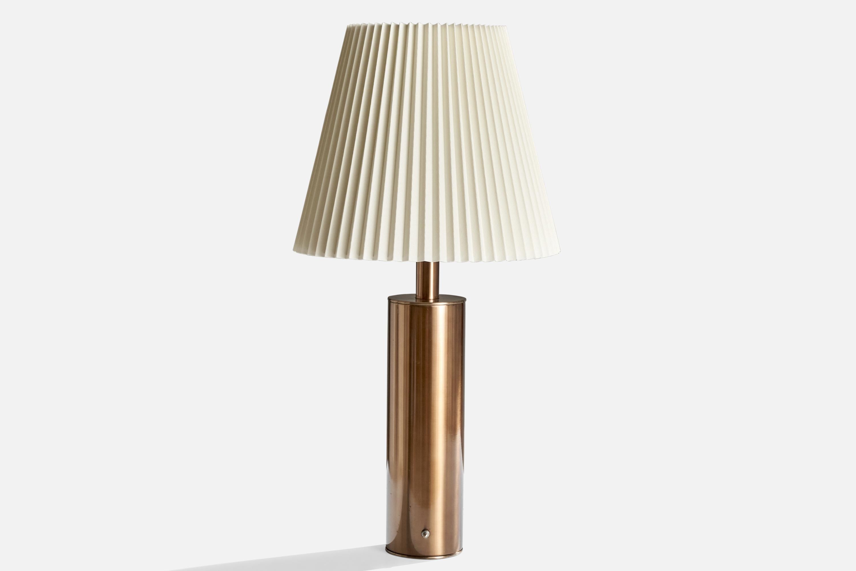 Laurel Lamp Co, Table Lamps, Copper, USA, 1970s 1