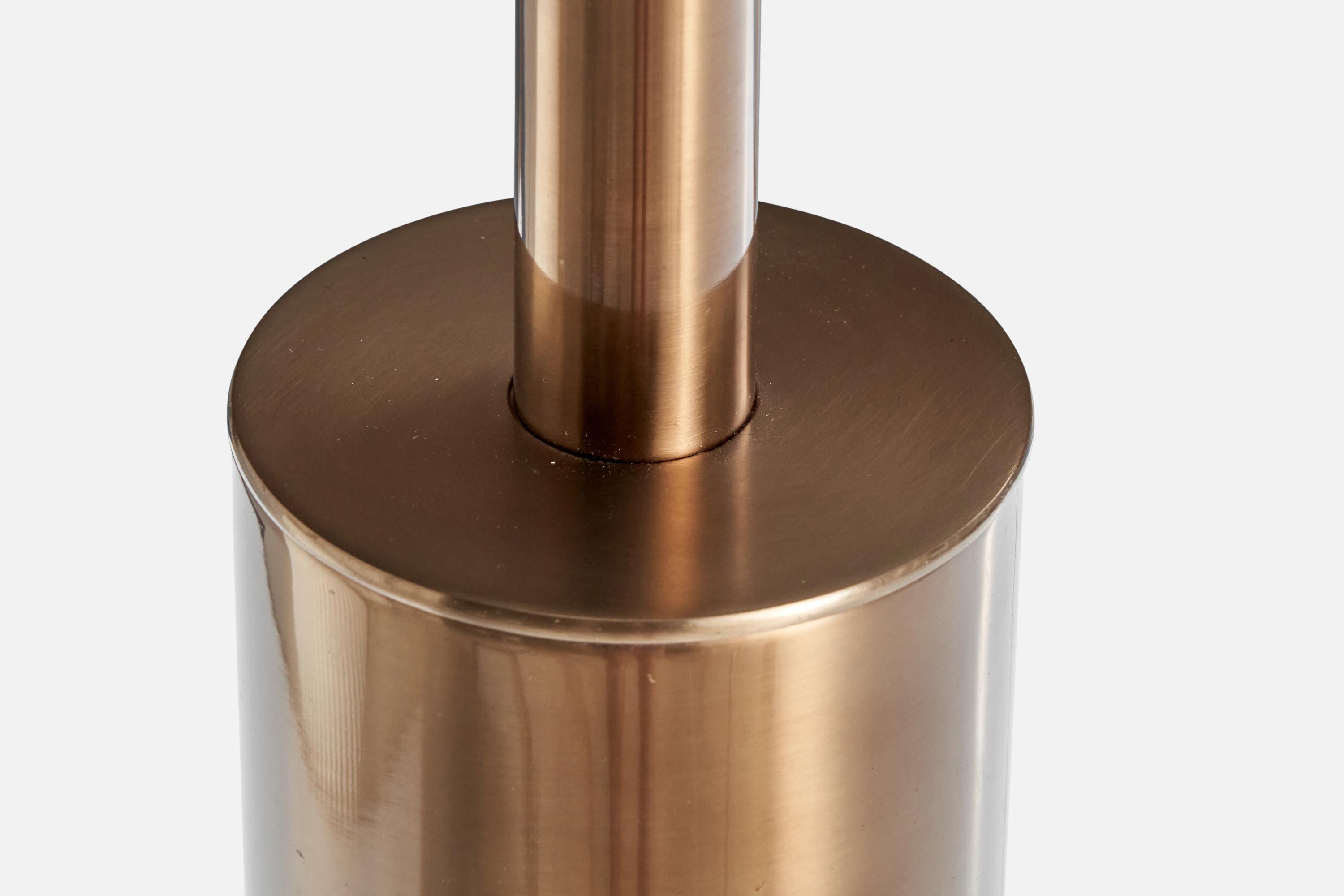 Laurel Lamp Co, Table Lamps, Copper, USA, 1970s 4