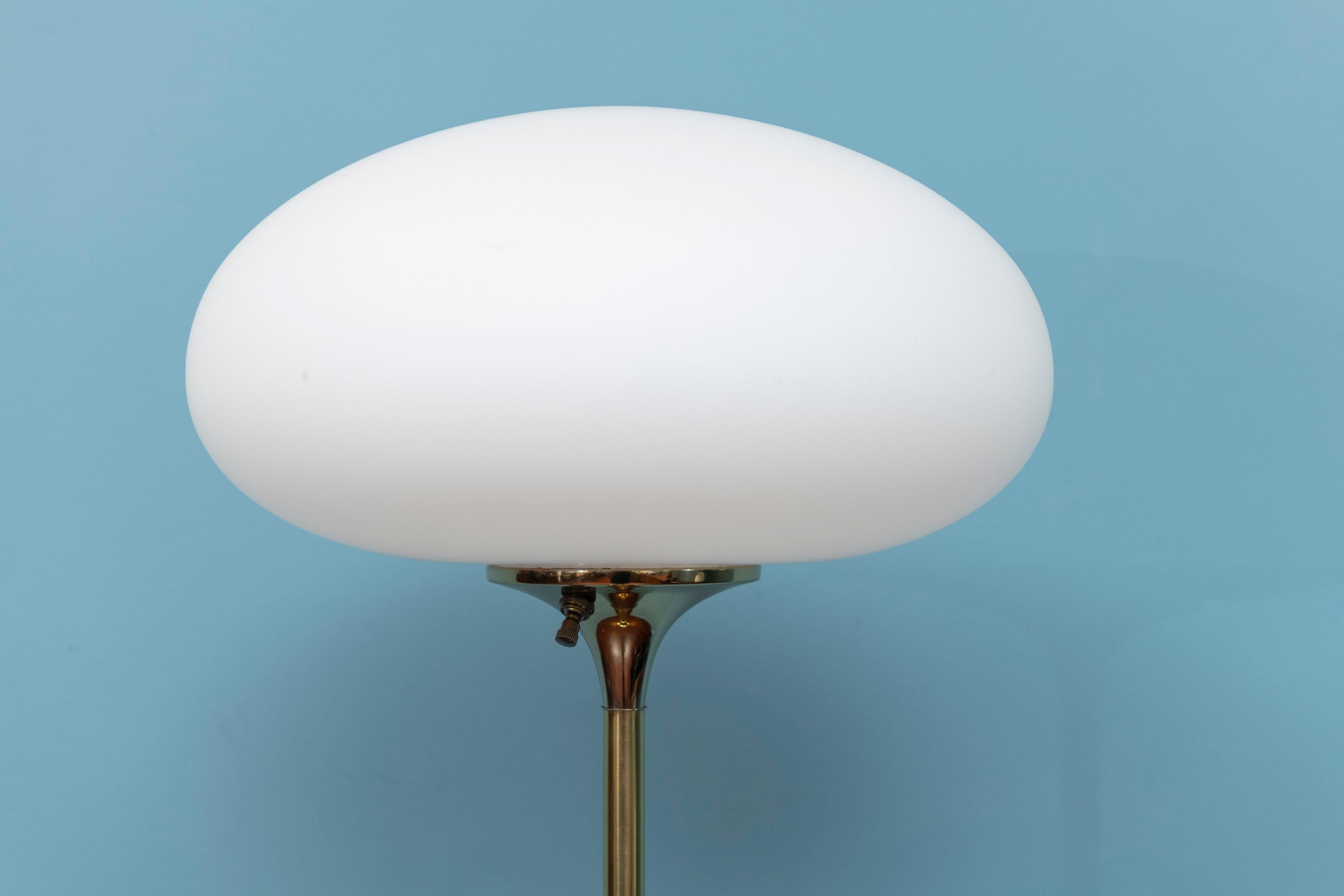 American Laurel Lamp Company Brass Floor Lamp