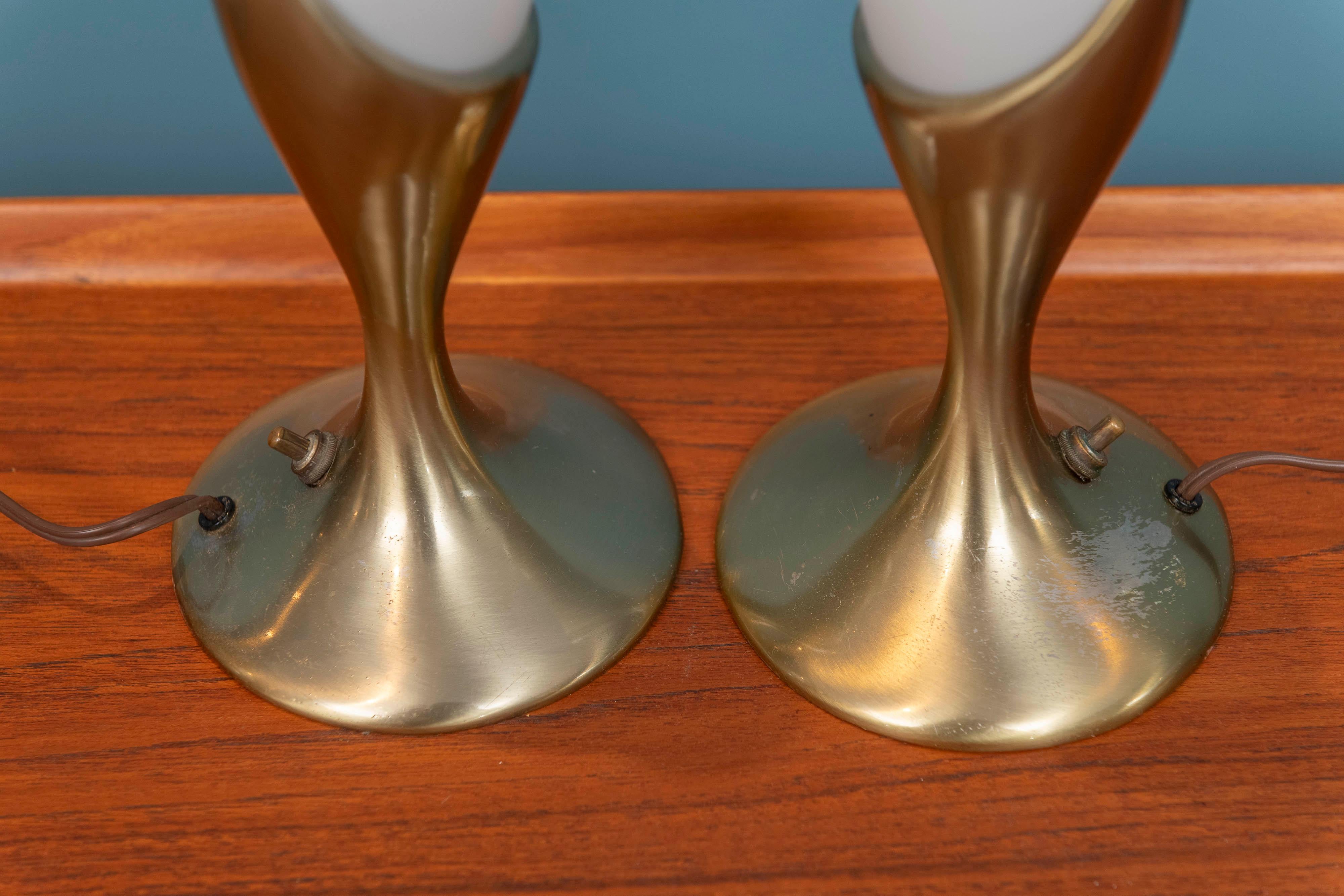 Mid-Century Modern Laurel Lamp Company Tulip Table Lamps
