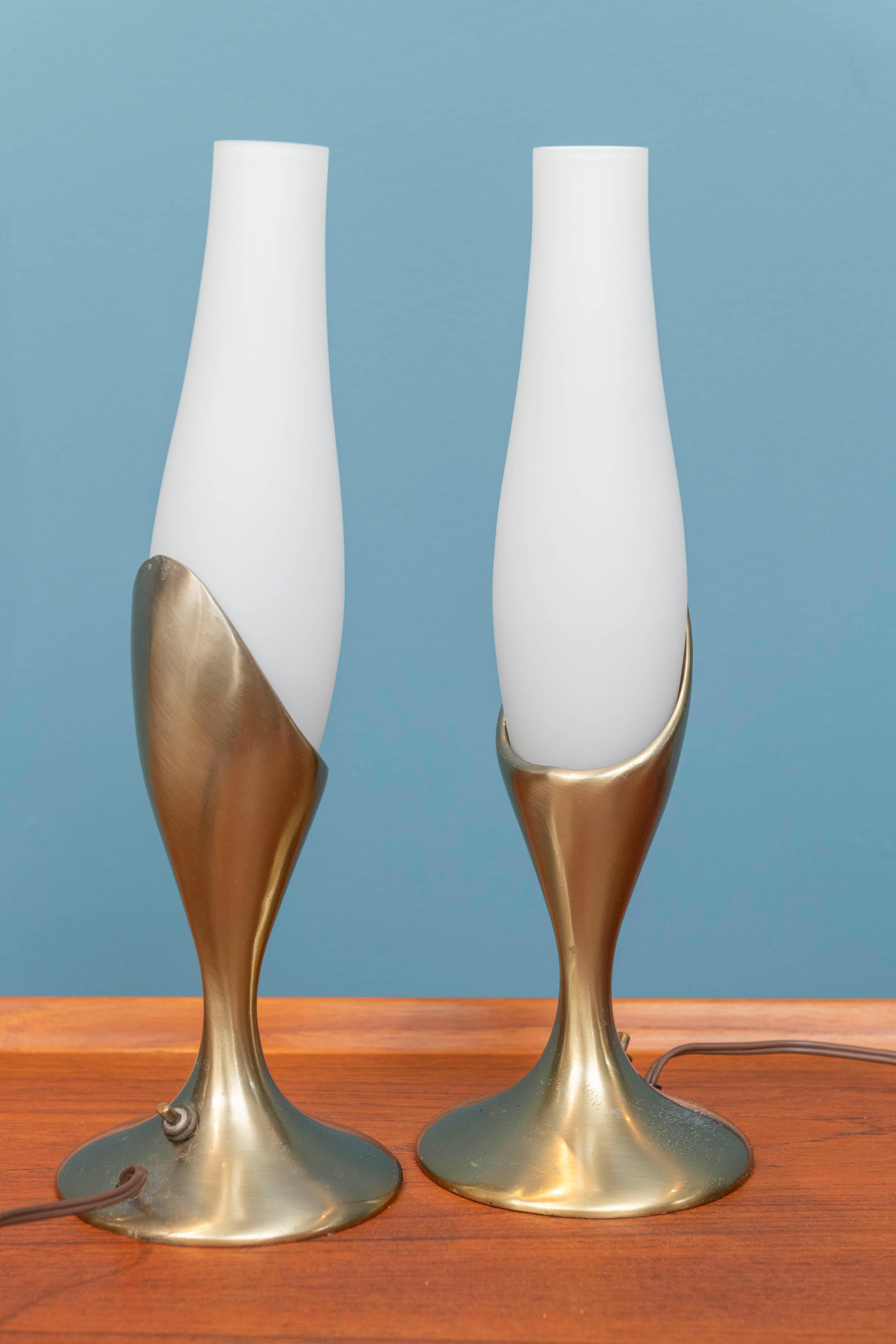 American Laurel Lamp Company Tulip Table Lamps