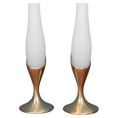 Retro Laurel Lamp Company Tulip Table Lamps
