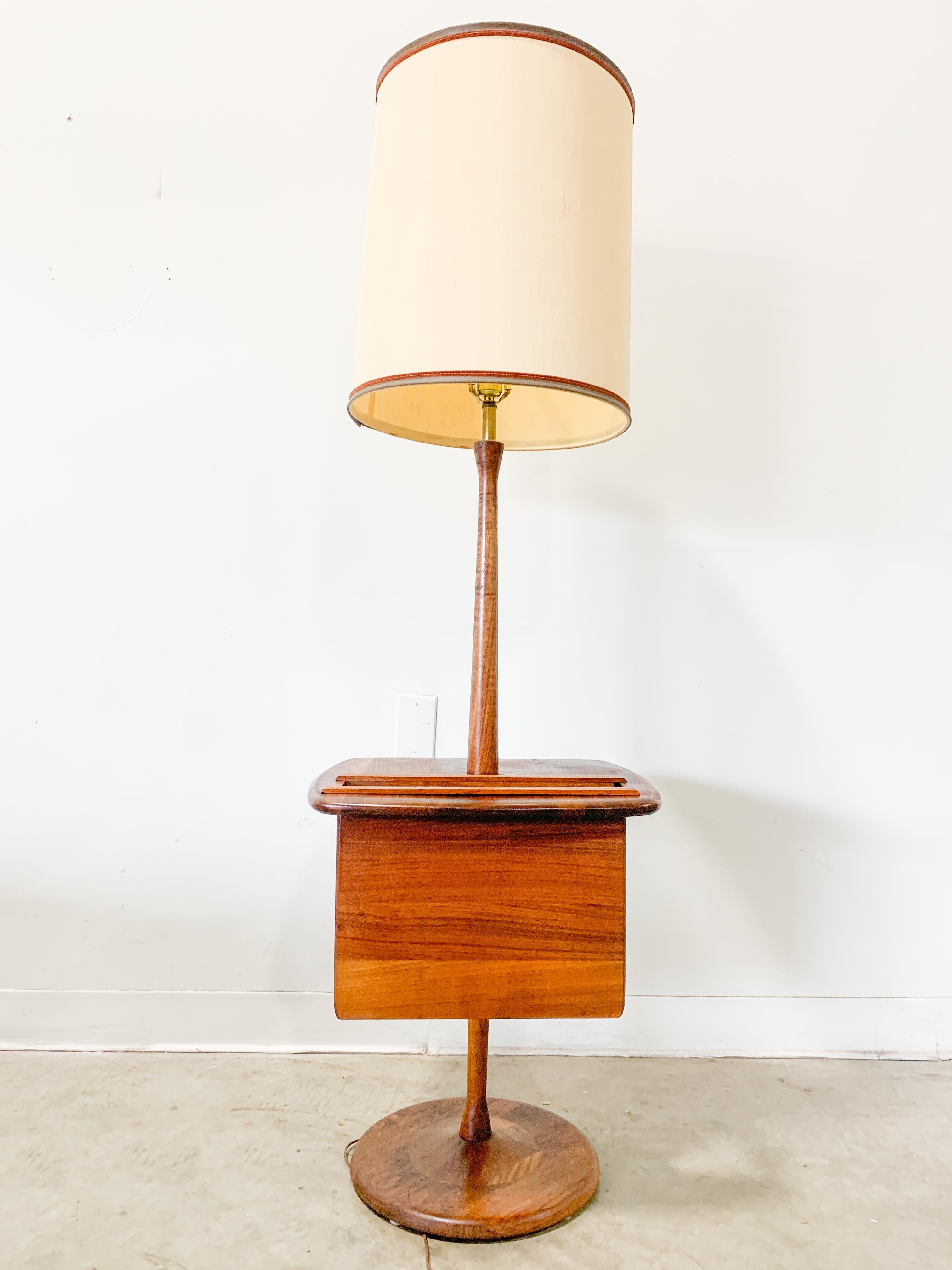 Mid-Century Modern Laurel Lamp Magazine Table