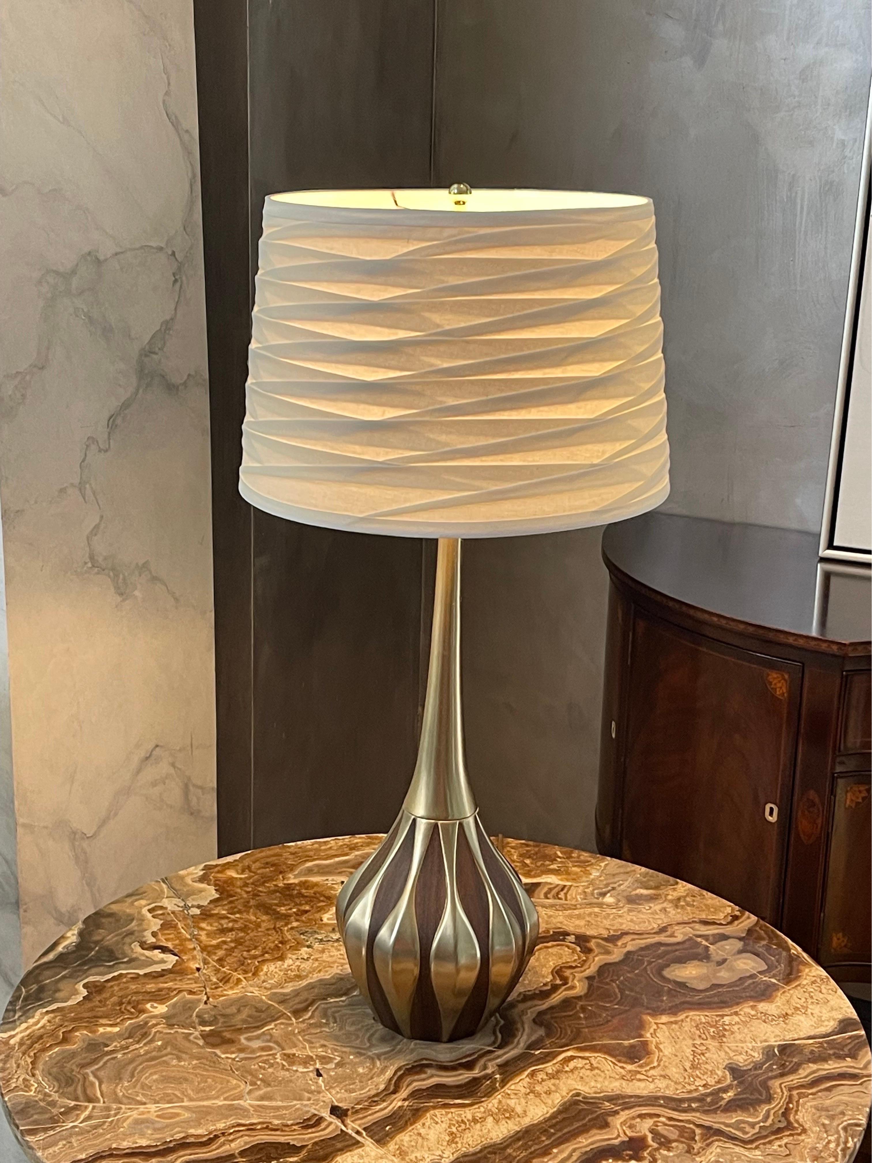 Hand-Crafted Laurel Lamp, Mid-Century Modern