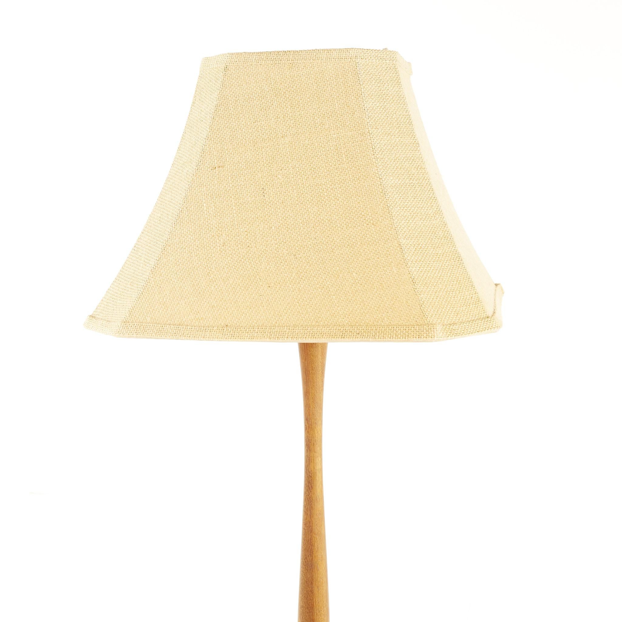 American Laurel Mid Century Teak Floor Lamp For Sale