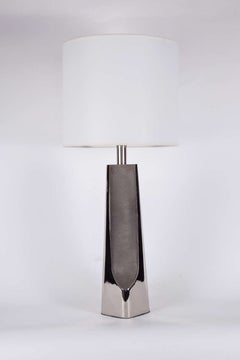 Laurel Modernist Polished Chrome Lamps