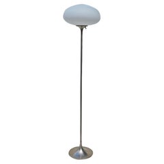 Vintage Laurel Mushroom Floor Lamp in Polished Nickel