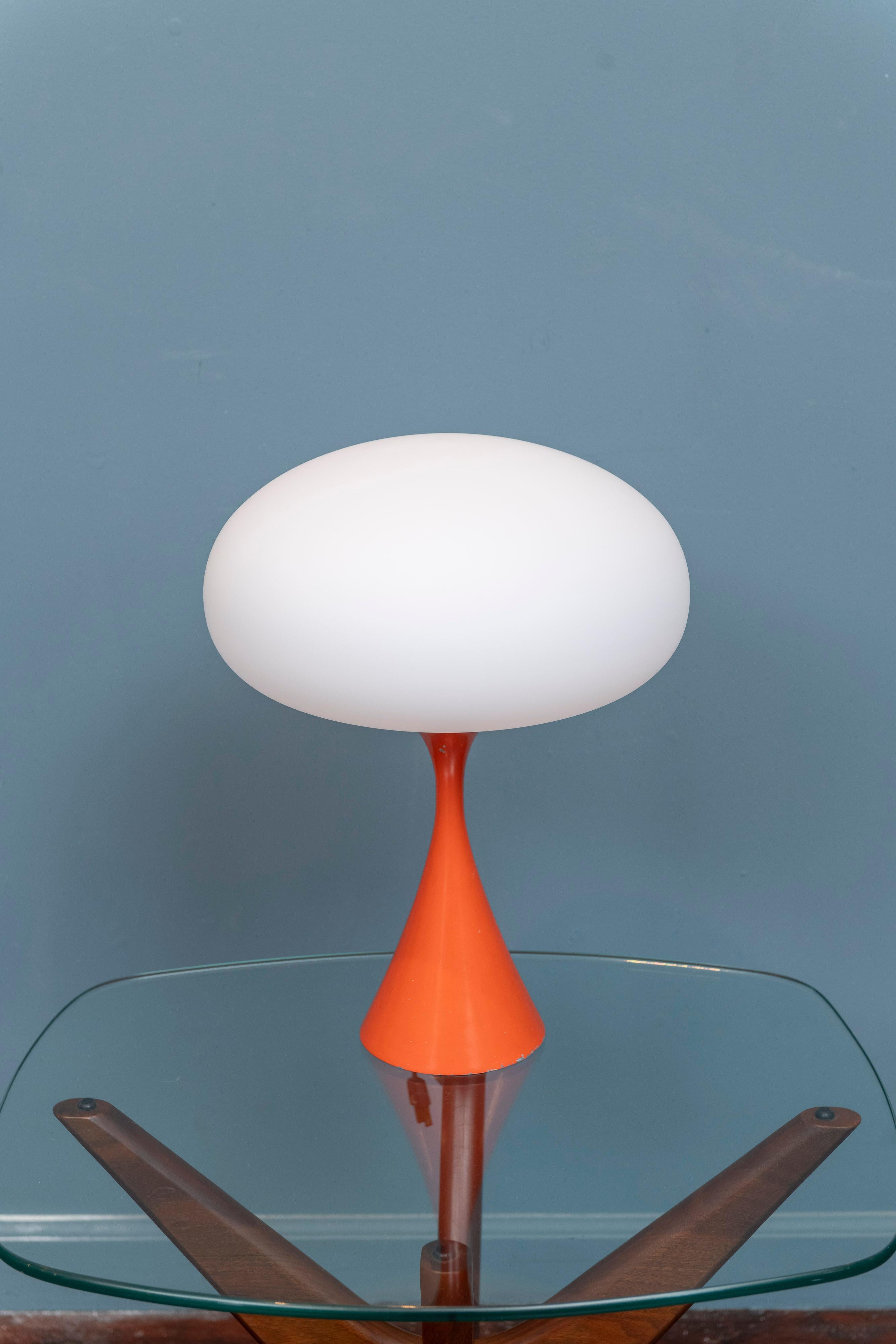 Mid-Century Modern Laurel Mushroom Table Lamp For Sale
