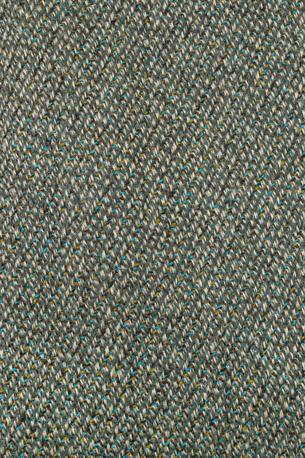 Jupe midi droite en tweed olive avec fente boutonnée sur le devant - S-M, années 1980 en vente 3