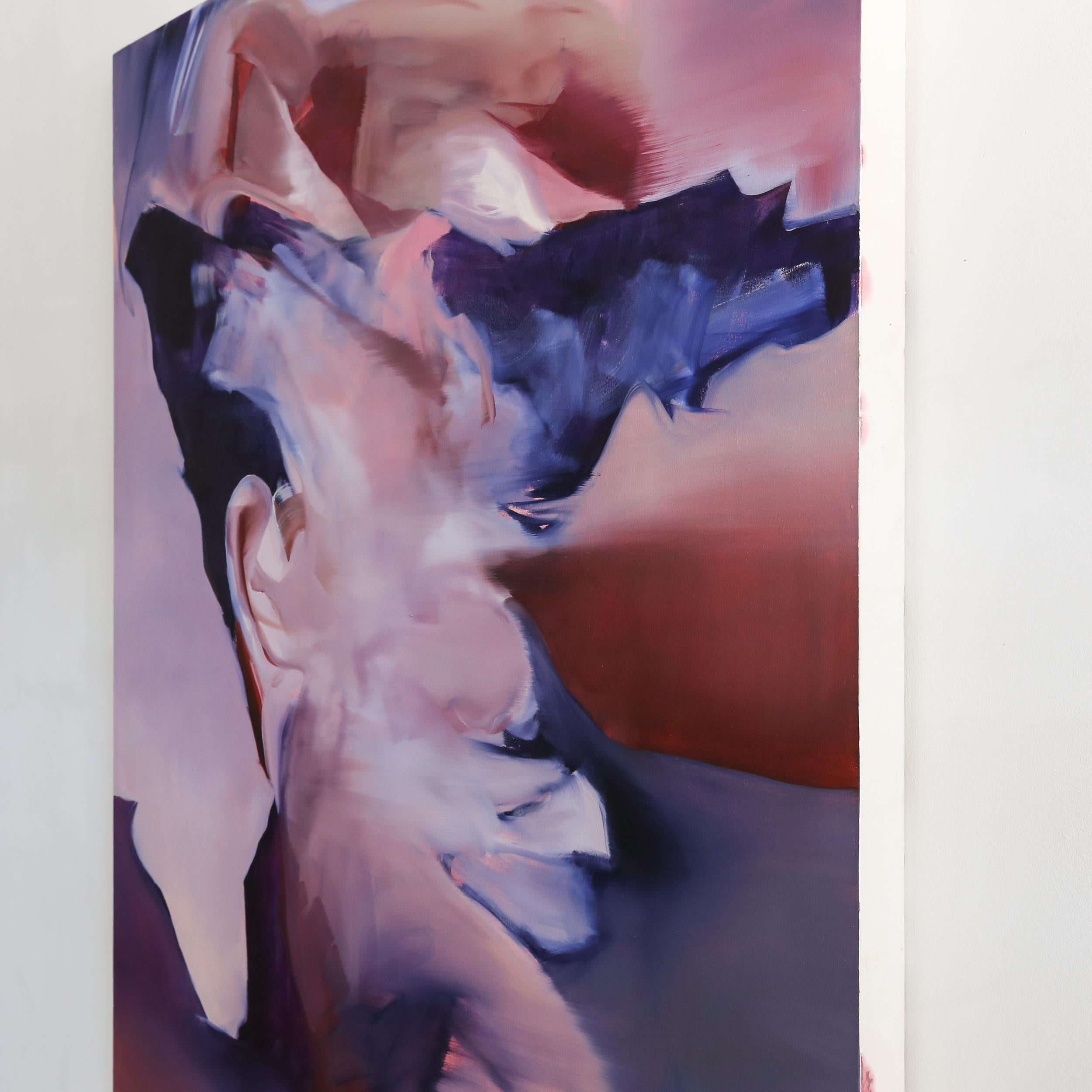 Non dare la colpa a me - Abstract Painting Grigio di Laurel Shear