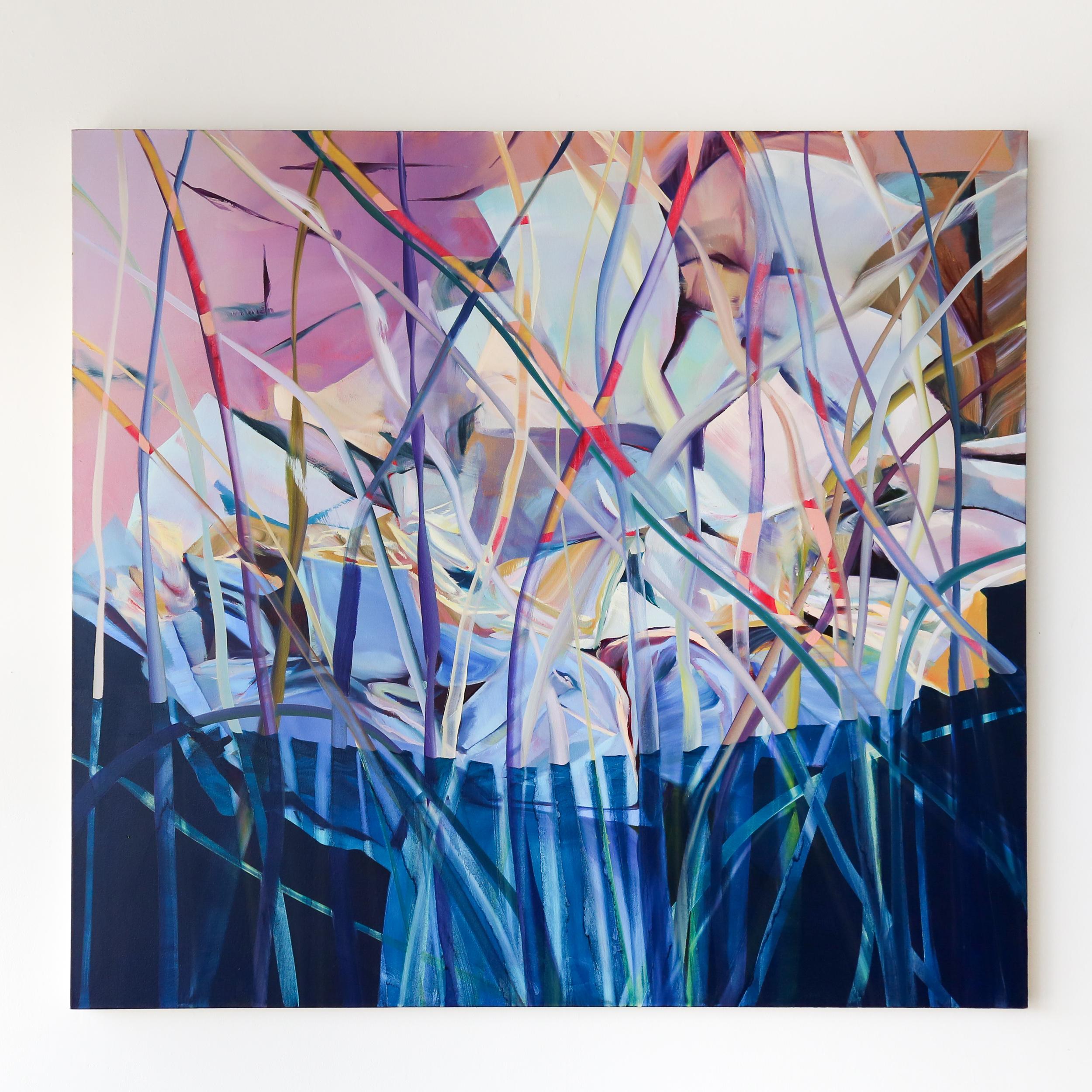 Le désherbage lent des pensées - Painting de Laurel Shear