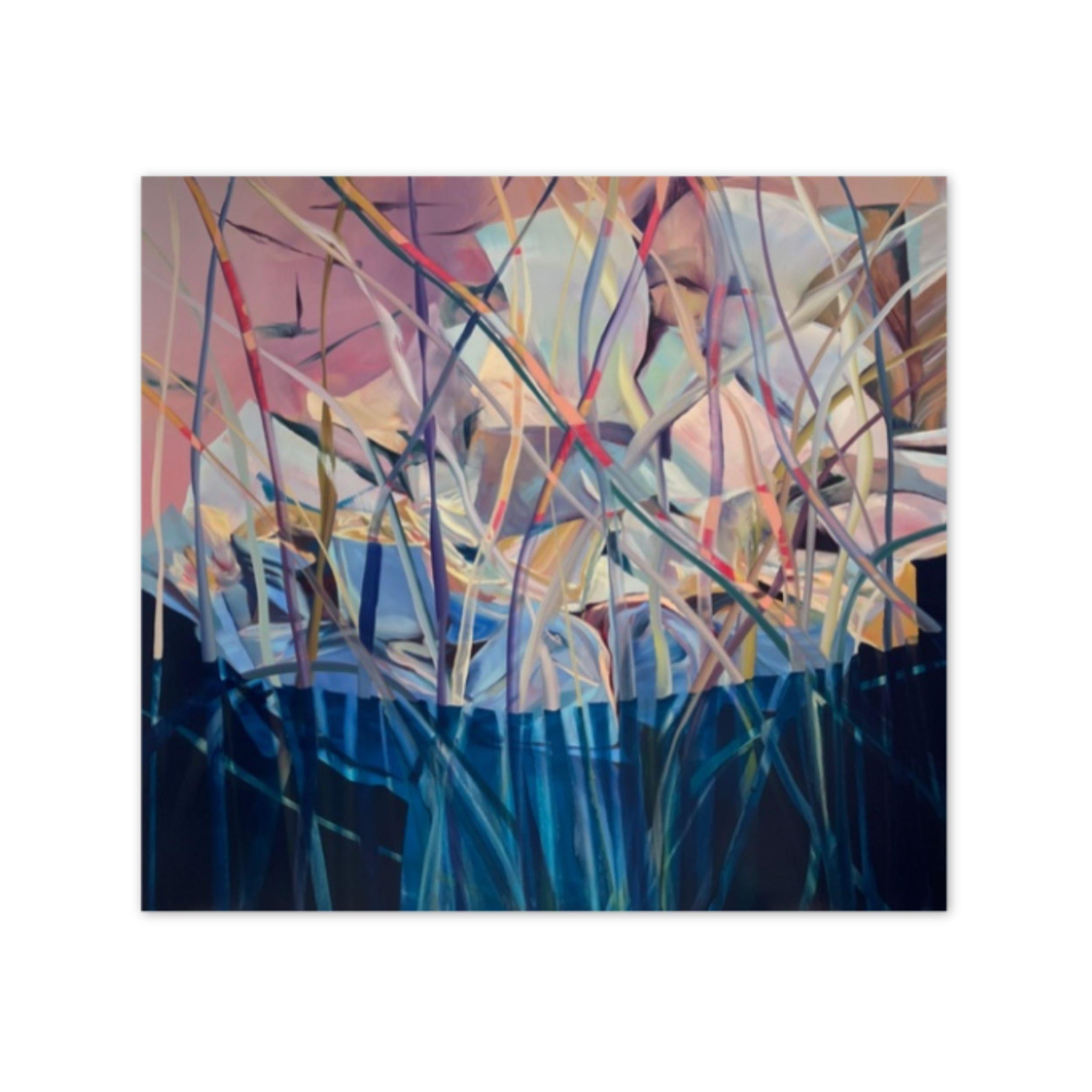 Abstract Painting Laurel Shear - Le désherbage lent des pensées