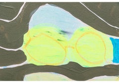 Laurel Sparks 'A.I.C.' Technique mixte contemporaine sur toile, abstraite