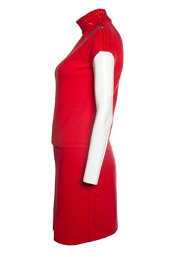 Laurel, Twin set in red with sequins