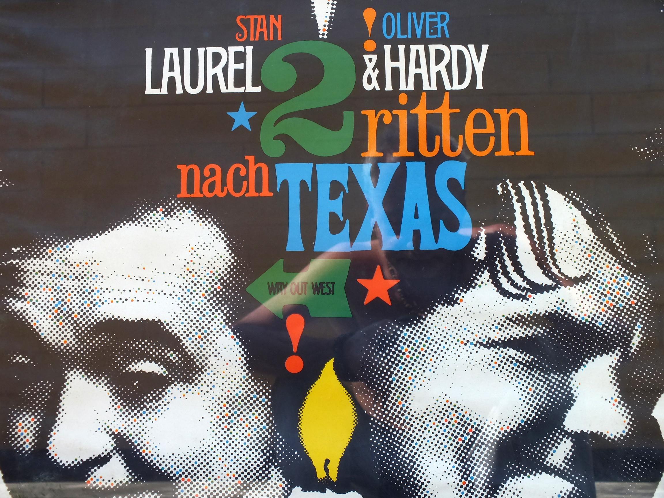 Allemand  Laurel&Oliver Hardy 2 ritten nach texas/Way Out West Gunther Kieser '60 movie en vente