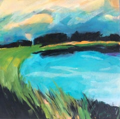 Lakeside, Painting, Oil on Canvas