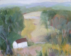 La mia valle, Pittura, Olio su pannello di Wood