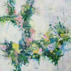 Wisteria, Peinture, Huile sur Toile