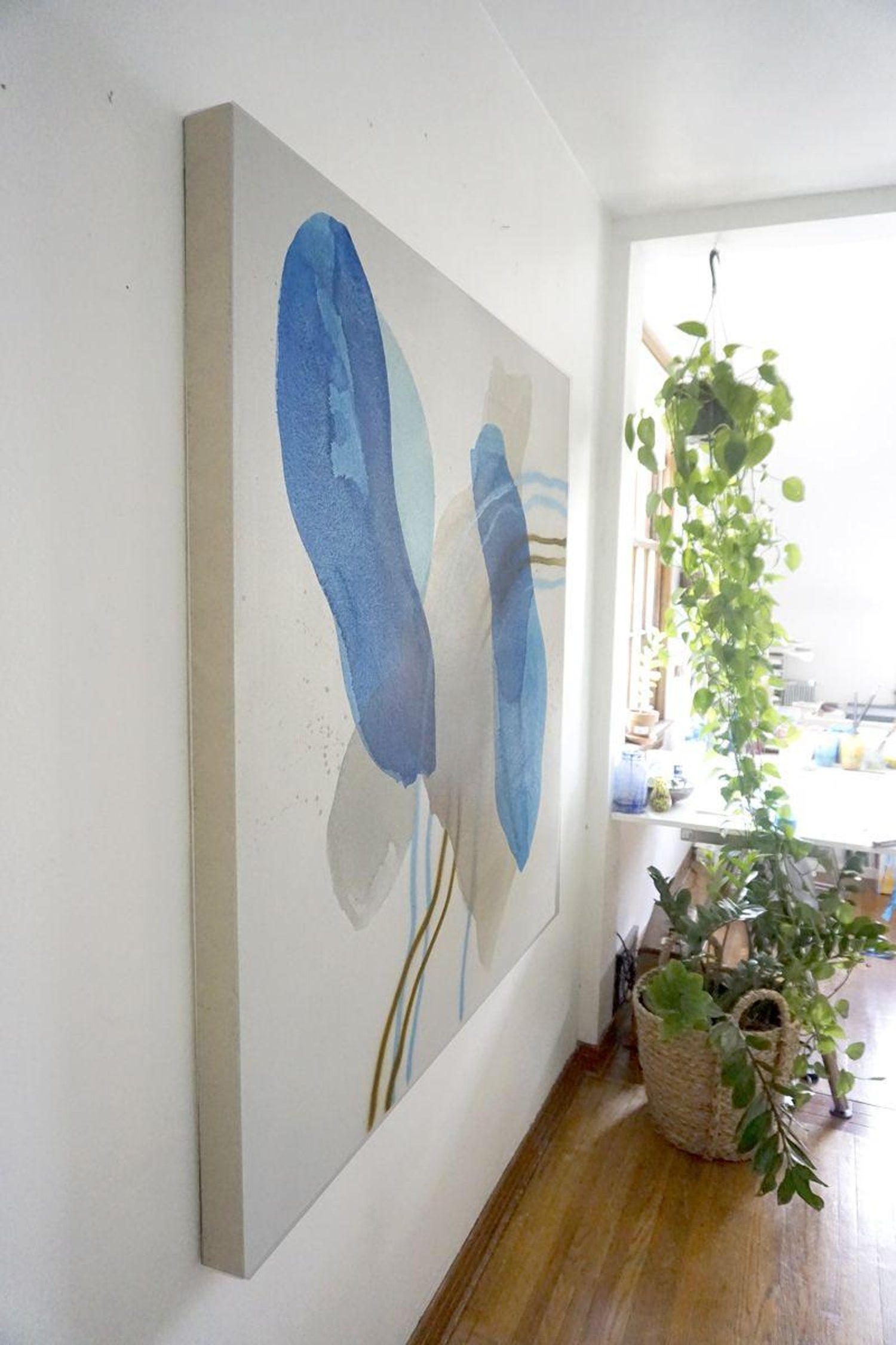 Lauren Adams - A Shallow Undercurrent, Painting, Acrylic on Canvas For Sale  at 1stDibs