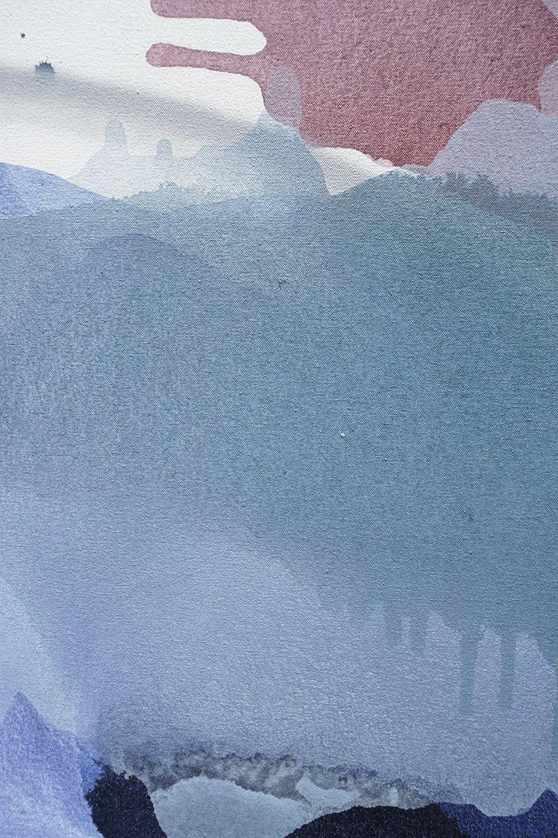 Earthward Mists, Painting, Acrylic on Canvas 2