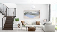 Orizzonte lontano d'inverno, Pittura, Acrilico su tela