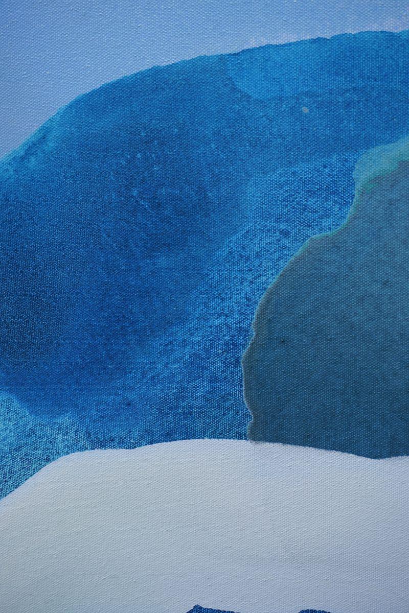 ??An original abstract landscape painting inspired by calming flowing water and sky. A minimal, soothing piece featuring delicate veils of paint.     -- INCLUDES --    *One original painting, unframed    *Signed on the back         -- DETAILS --   