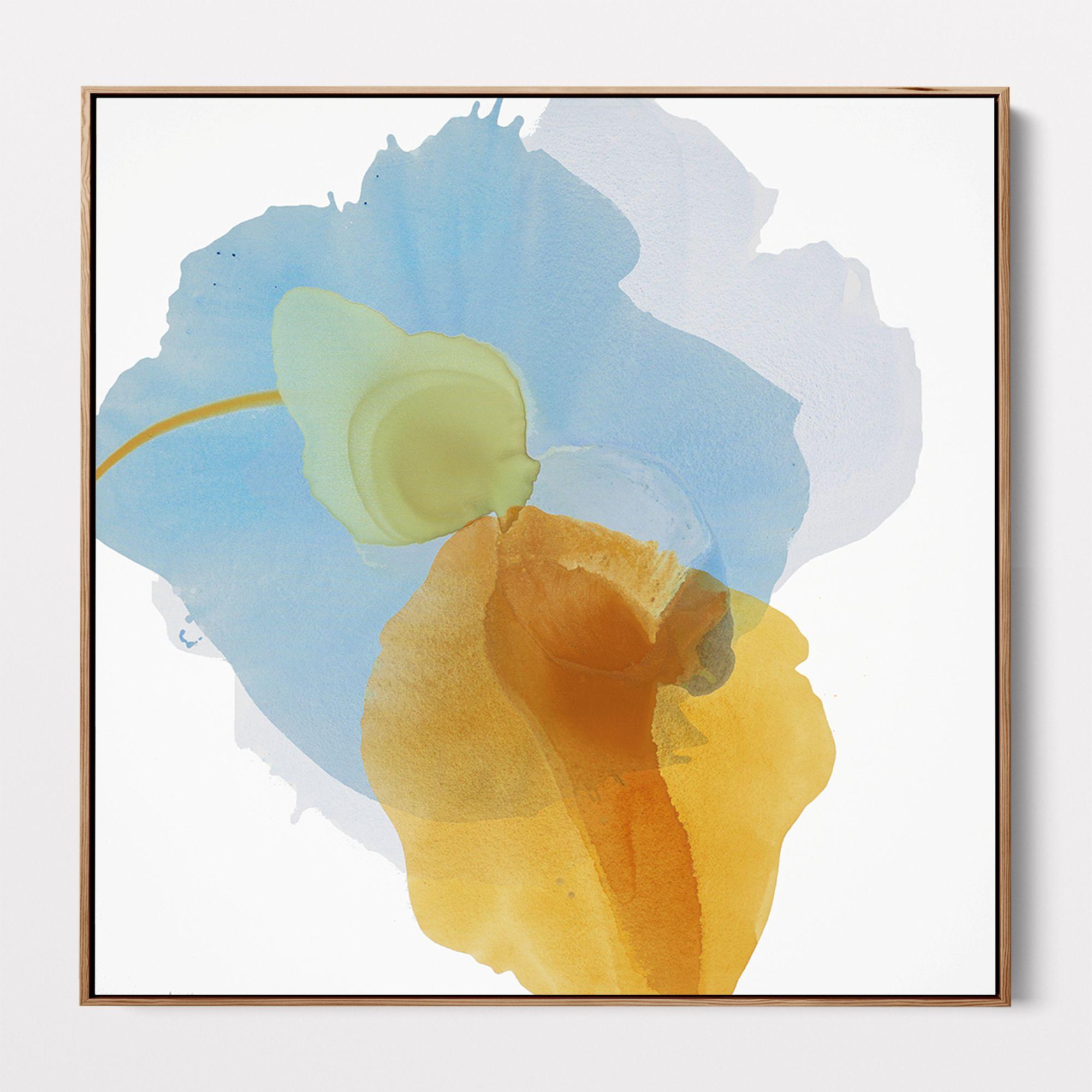 Luce attraverso l'acqua, Pittura, Acrilico su tela - Painting Astratto di Lauren Adams