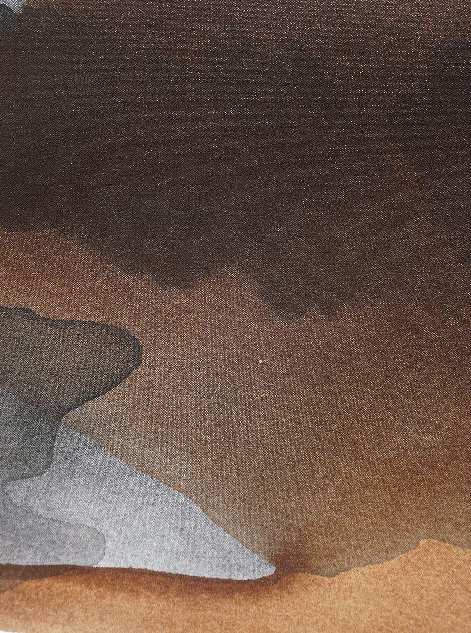 Onde di mezzanotte, Pittura, Acrilico su tela - Painting Astratto di Lauren Adams