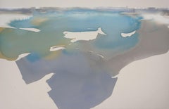 Olas tranquilas, Pintura, Acrílico sobre lienzo