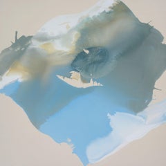 La mer en dessous, peinture, acrylique sur toile