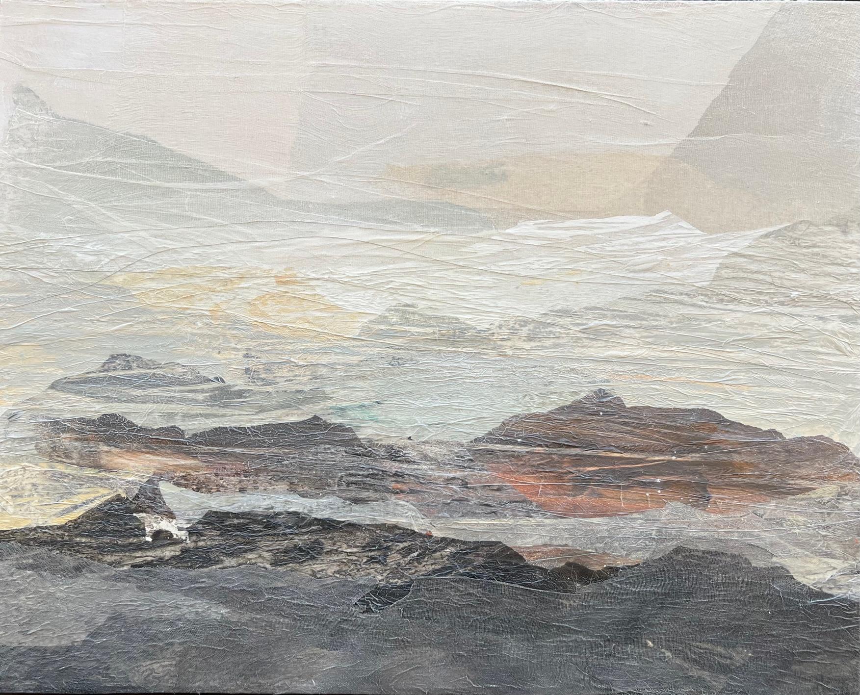 Landscape Painting de Lauren Betty - Luna de azúcar de arce