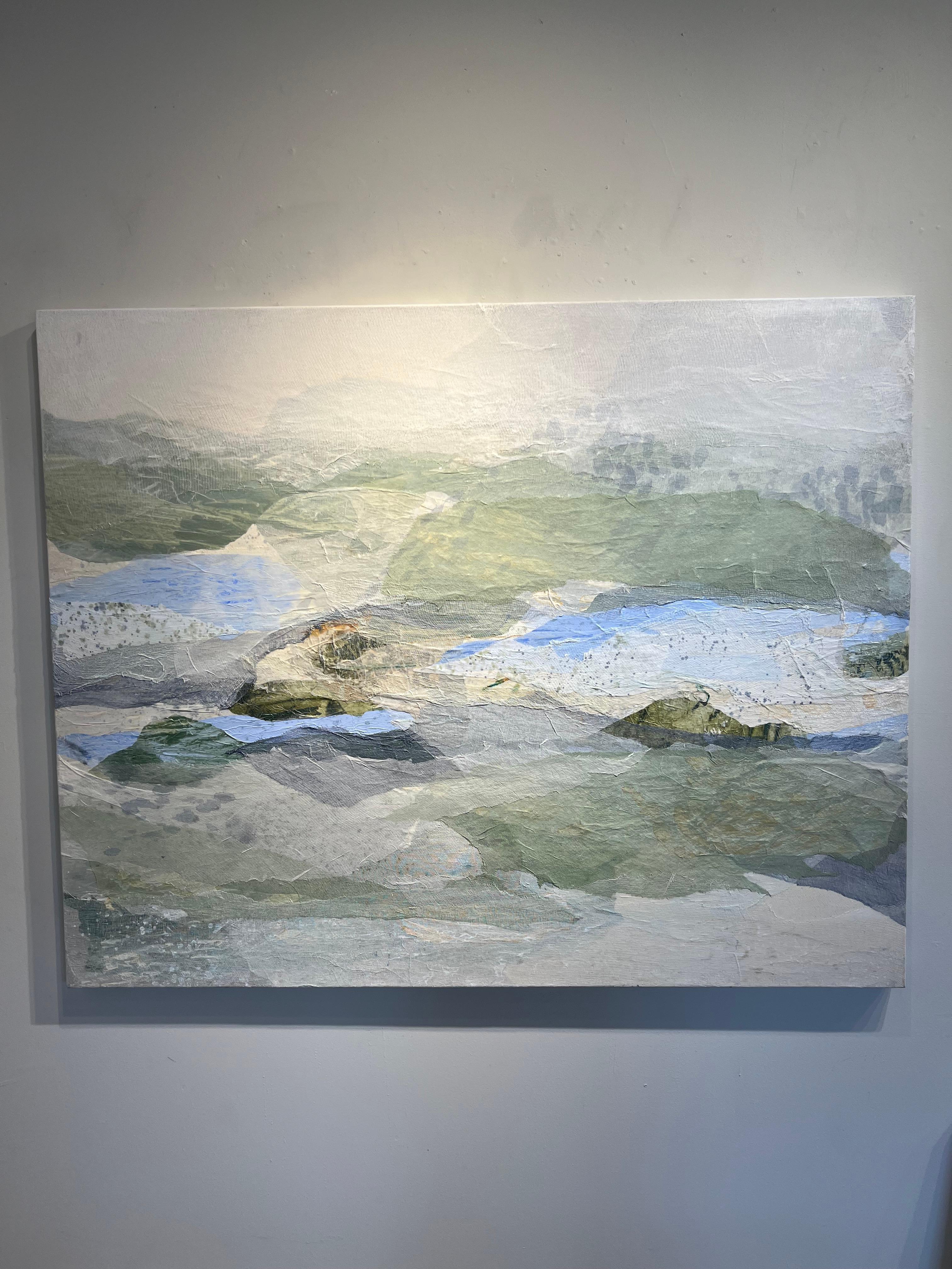 Pioggia in Piemonte - Painting di Lauren Betty