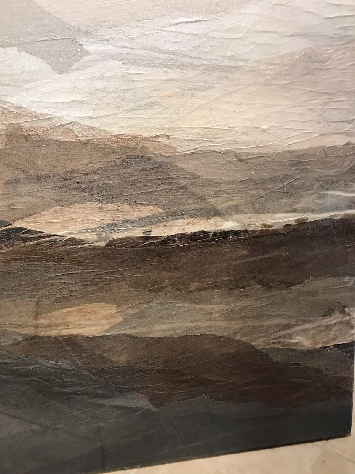Un rythme existe ici à la ferme, qui commence avec le lever du soleil et les sons de la nature qui s'éveillent. Mon art est une réaction à ce sentiment d'appartenance. Que je sois dans le Studio, que je m'occupe des animaux ou que je cultive la