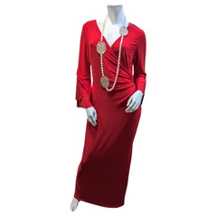 Lauren by Ralph Lauren Red Evening Dress