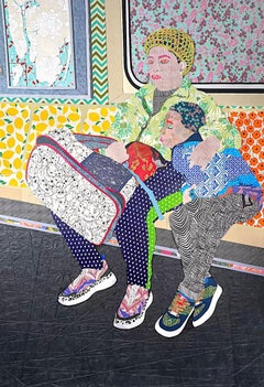 Mutter und Sohn auf der 1