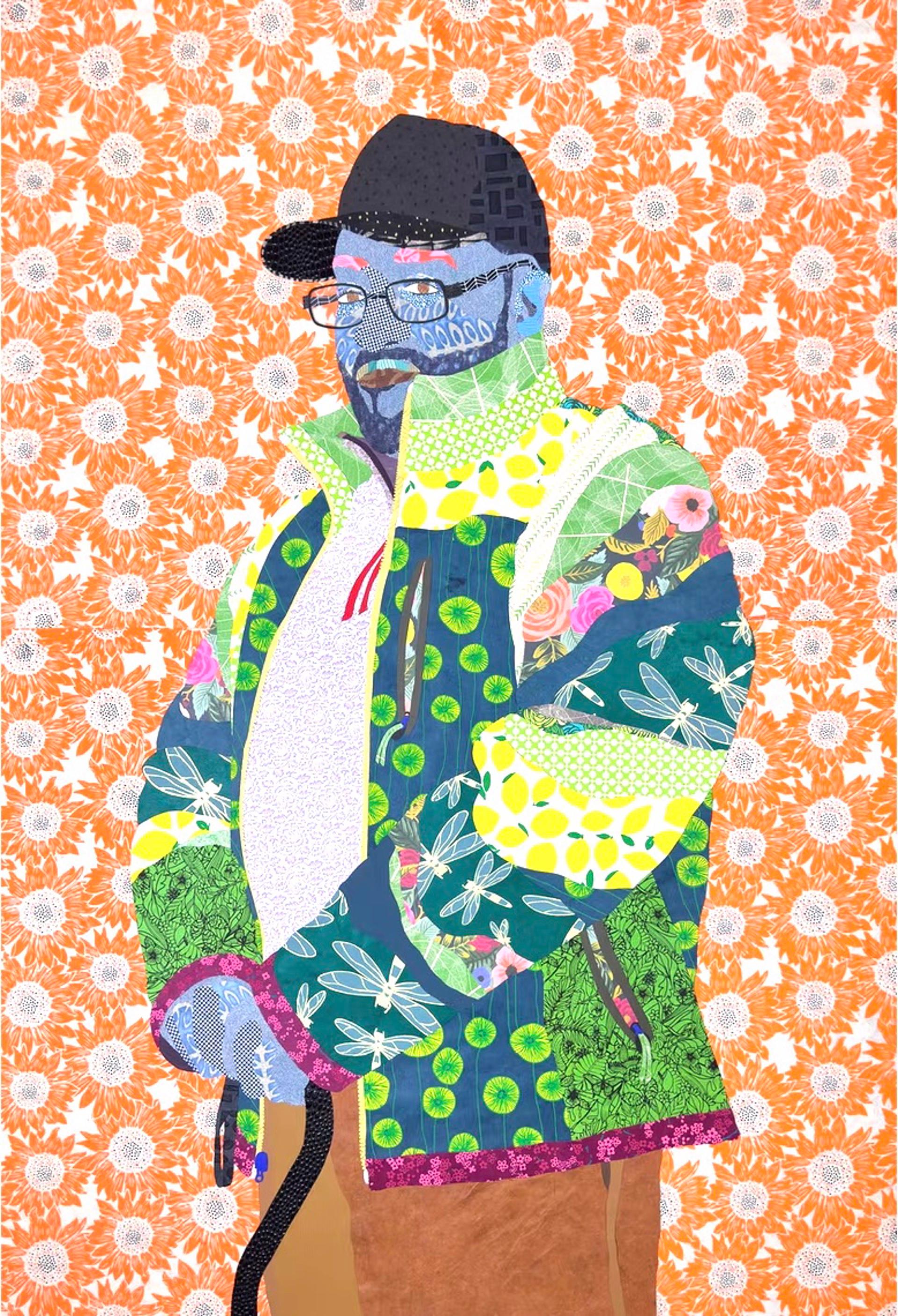 Sinatra - Mixed Media Art de Lauren Camara