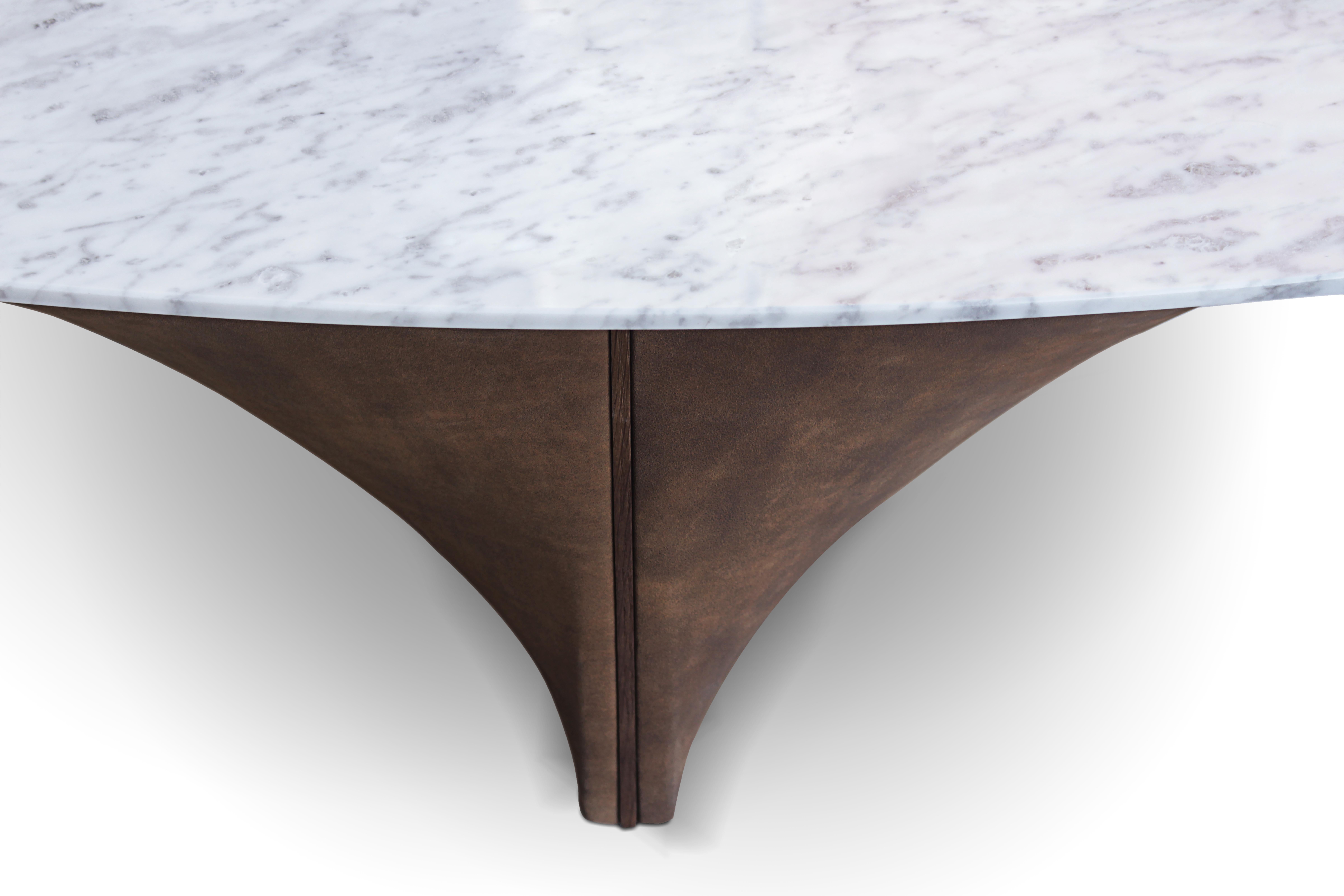Modern Lauren Center Table by Collector For Sale