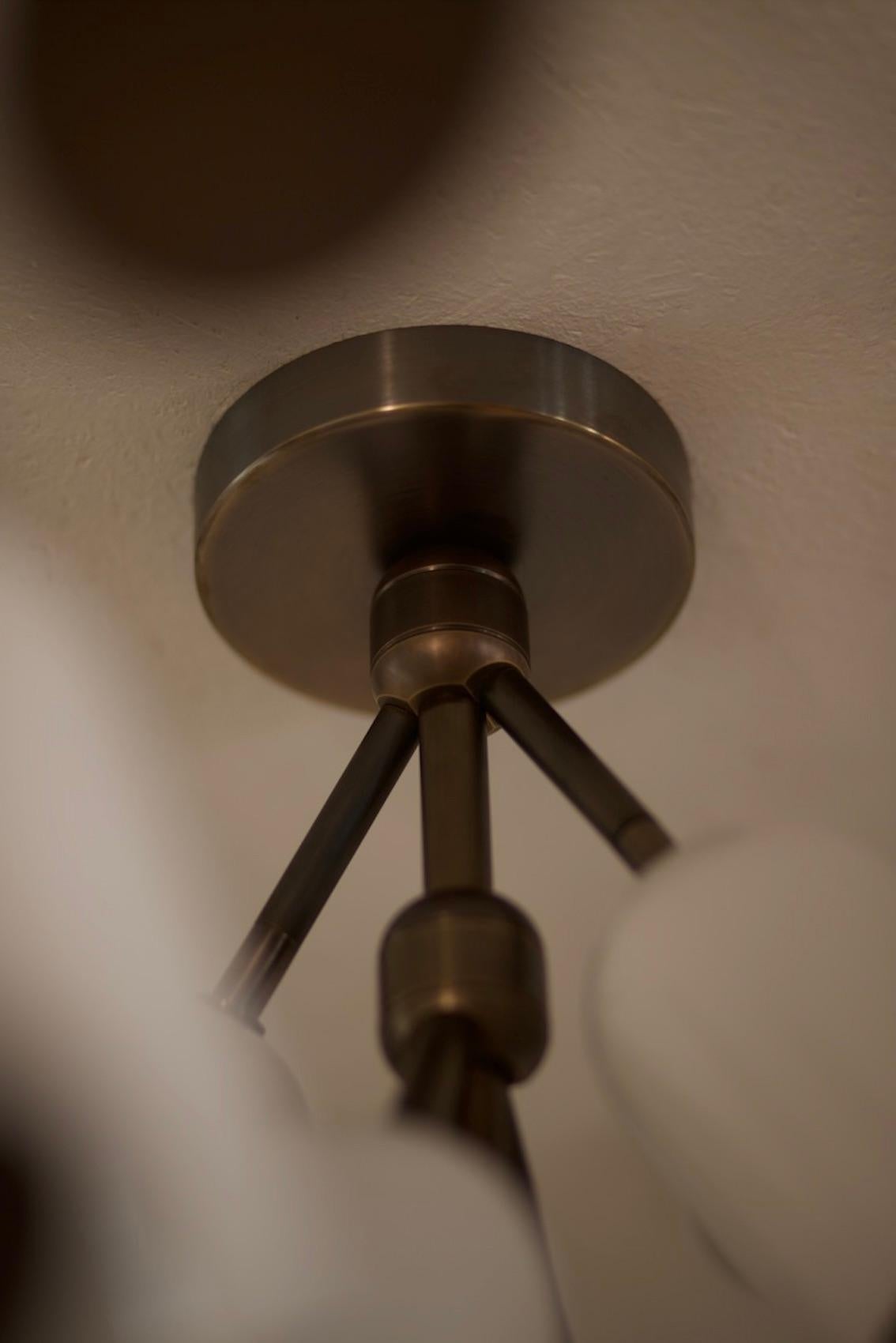 Modern Lauren Config 3, Handmade Brass, Bronze, Nickel For Sale