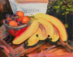 Still Life with Bananas with Butter Dish