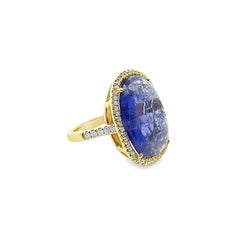 Lauren K Oval Tanzanite Ring
